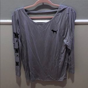 LIMITED EDITION Pink by VS open backed shirt